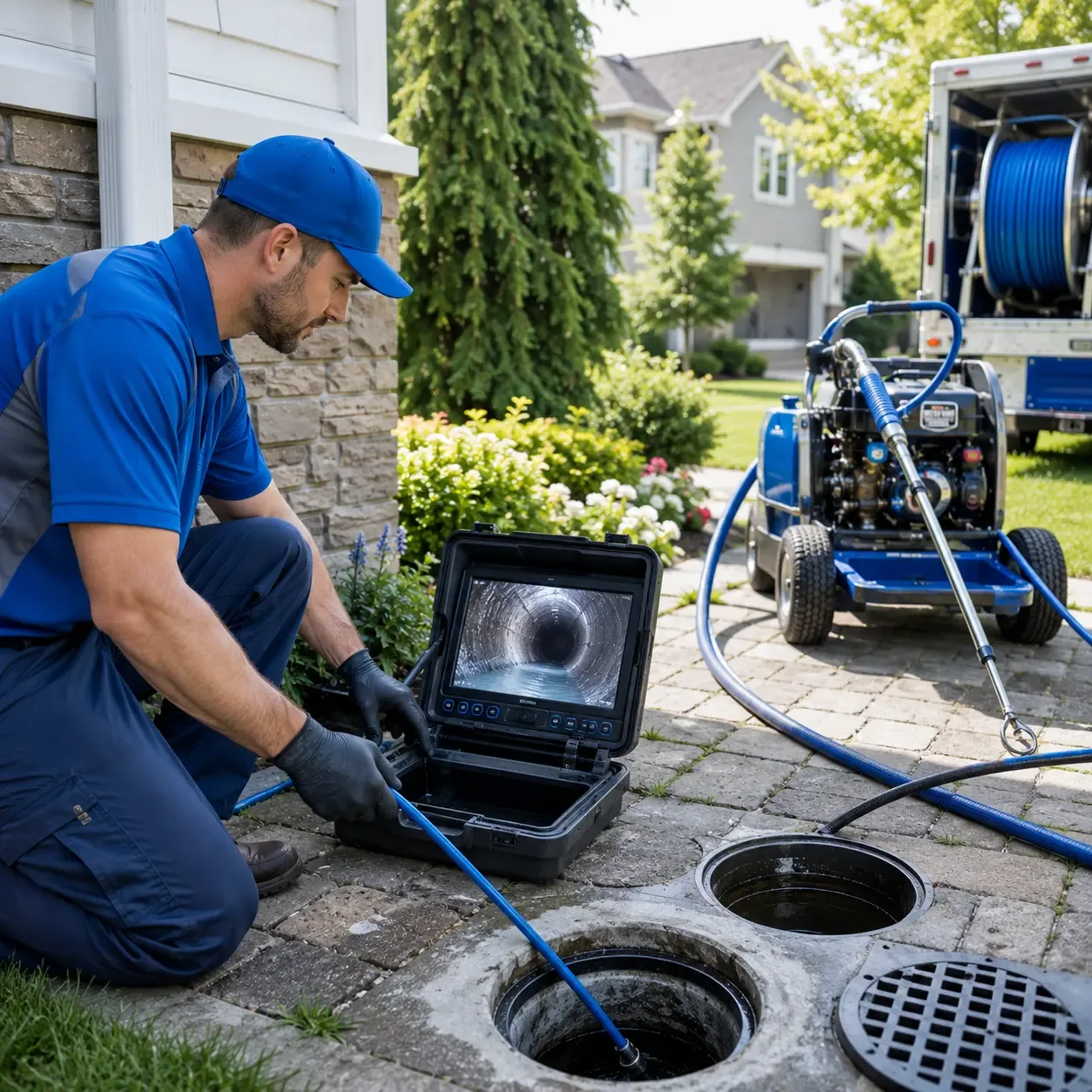 Outdoor drain cleaning professionals serving Dellrose, TN